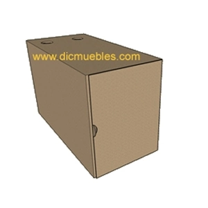 Caja X200 en cartón Kraft