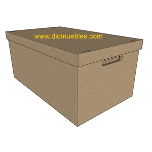 Caja para AZ con tapa independiente
