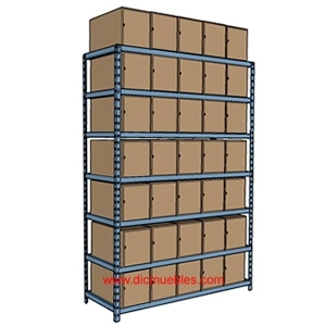Estante pra 35 cajas X300