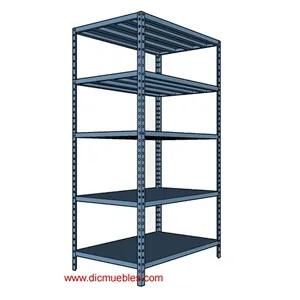 Estante de 200 x 92 x 50 cm