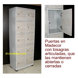Locker para oficina de 10 puestos